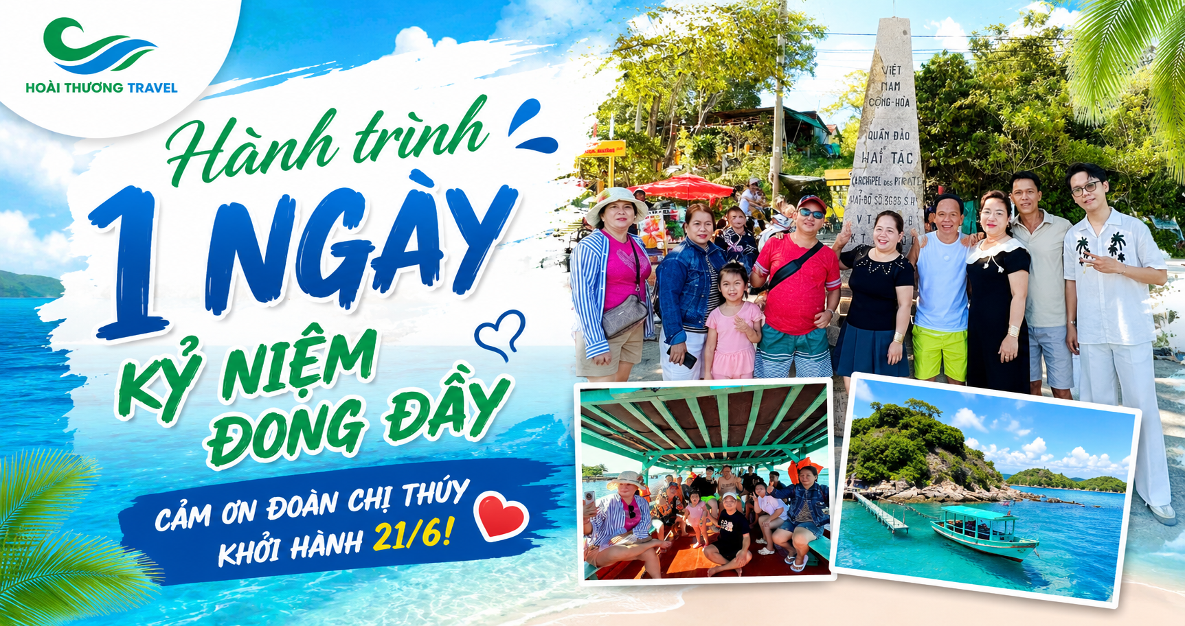 HÀNH TRÌNH 1 NGÀY, KỶ NIỆM ĐONG ĐẦY: CẢM ƠN ĐOÀN CHỊ THÚY KHỞI HÀNH 21/6! ❤️
